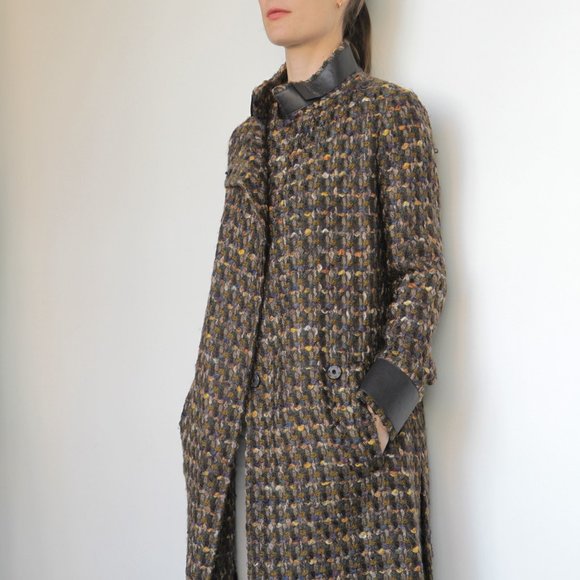 PRINGLE OF SCOTLAND hand woven coat size S - Picture 1 of 16